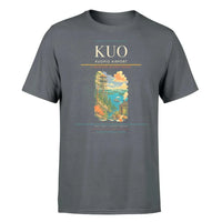 Thumbnail for Kuopio Airport (KUO) T-Shirt single-side front print in Gray | kuopio-airport-kuo-double-side-t-shirt