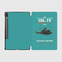 Thumbnail for Bell UH-1Y Venom design on turquoise samsung tablet tablet case