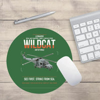 Thumbnail for Leonardo AW159 Wildcat HMA2 design on green round mouse pad