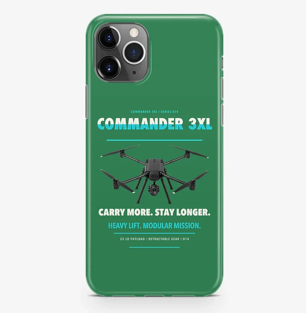 Draganfly Commander 3XL Case ProMax design on green iphone case promax
