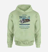Thumbnail for TPE331-12 design on light green hoodie single side