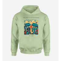 Thumbnail for VINTAGE G4385 - The Prop To Jet Handshake - Premium Hoodie design on lightgreen premium