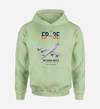 Thumbnail for EP-3E ARIES II design on light green double-side hoodie, single-side print