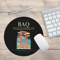 Thumbnail for Ernesto Cortissoz International Airport BAQ Mouse-Pad Round - Black