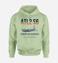Thumbnail for Atlantique 2 Standard 6 design on light green double-side hoodie, single-side print