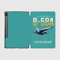 Thumbnail for B-58A Hustler design on turquoise samsung tablet tablet case