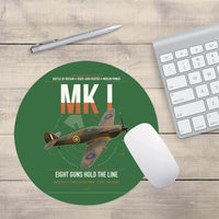Thumbnail for Hawker Hurricane Mk I design on green round mouse pad