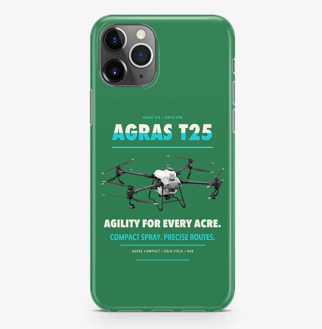 DJI Agras T25 Case ProMax design on green iphone case promax
