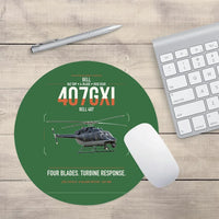 Thumbnail for Bell 407GXi design on green round mouse pad