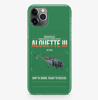 Thumbnail for Aérospatiale SA 316B Alouette III design on green magsafe iphone case, for iPhone Pro Max