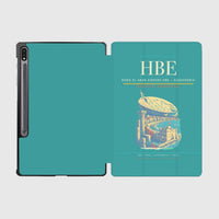 Thumbnail for Borg El Arab Airport (HBE) design on turquoise samsung tablet tablet case