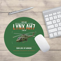 Thumbnail for Westland Lynx AH7 design on green round mouse pad
