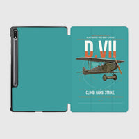 Thumbnail for Fokker D.VII design on turquoise samsung tablet tablet case