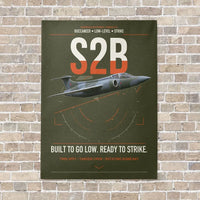 Thumbnail for Blackburn Buccaneer S2B vertical canvas print - no frame - green army background
