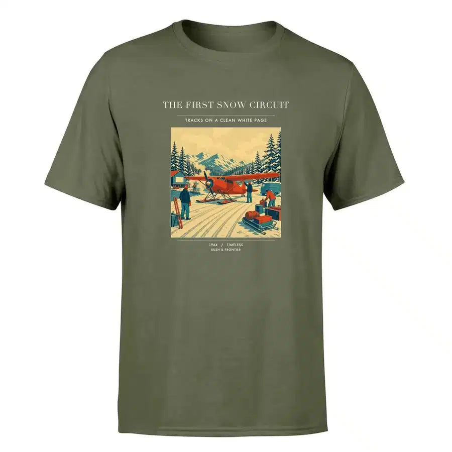 VINTAGE G4480 - The First Snow Circuit - Premium T-Shirt design on greenarmy premium t shirt