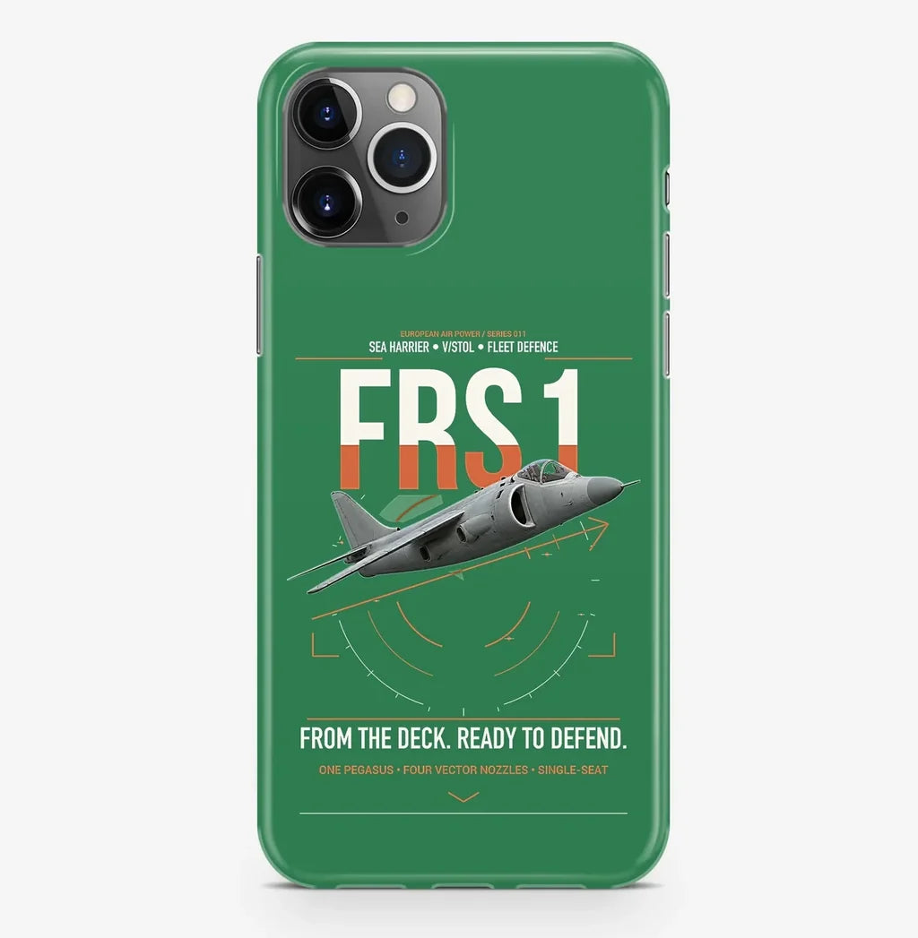 British Aerospace Sea Harrier FRS.1 design on green magsafe iphone case, for iPhone Pro Max