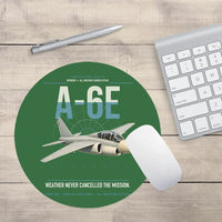 Thumbnail for A-6E Intruder design on green round mouse pad