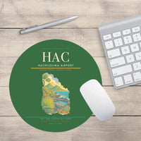 Thumbnail for Hachijojima Airport (HAC) design on green round mouse pad