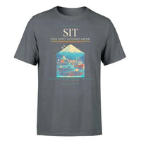 Thumbnail for Sitka Rocky Gutierrez Airport (SIT) T-Shirt single-side front print in Gray | sitka-rocky-gutierrez-airport-sit-double-side-t-shirt