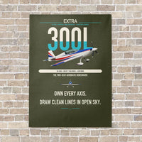 Thumbnail for Extra 300L vertical canvas print - no frame - green army background
