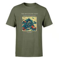 Thumbnail for VINTAGE G4356 - The Hot Engine Tent - Premium T-Shirt design on greenarmy premium t shirt