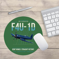 Thumbnail for F4U-1D Corsair design on green round mouse pad