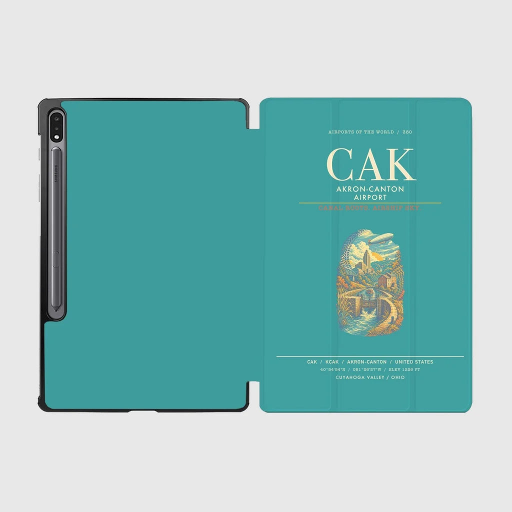 Akron-Canton Airport CAK - Turquoise