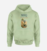 Thumbnail for Mariehamn Airport (MHQ) design on light green hoodie single-side print