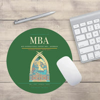 Thumbnail for Moi International Airport (MBA) design on green round mouse pad