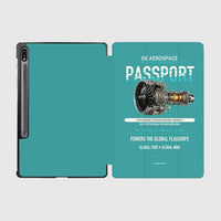 Thumbnail for PASSPORT design on turquoise samsung tablet tablet case