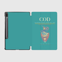 Thumbnail for Yellowstone Regional Airport (COD) design on turquoise samsung tablet tablet case