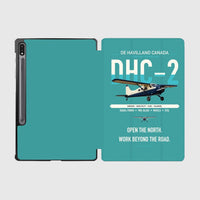 Thumbnail for DHC-2 Beaver Mk I design on turquoise samsung tablet tablet case