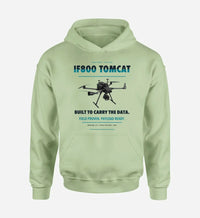 Thumbnail for Inspired Flight IF800 Tomcat design on light green hoodie single side