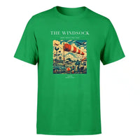 Thumbnail for VINTAGE G4136 - The Windsock - Premium T-Shirt design on green premium