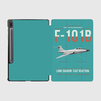 Thumbnail for F-101B Voodoo design on turquoise samsung tablet tablet case