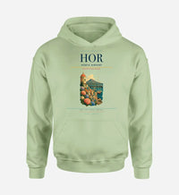 Thumbnail for Horta Airport (HOR) design on light green hoodie single-side print