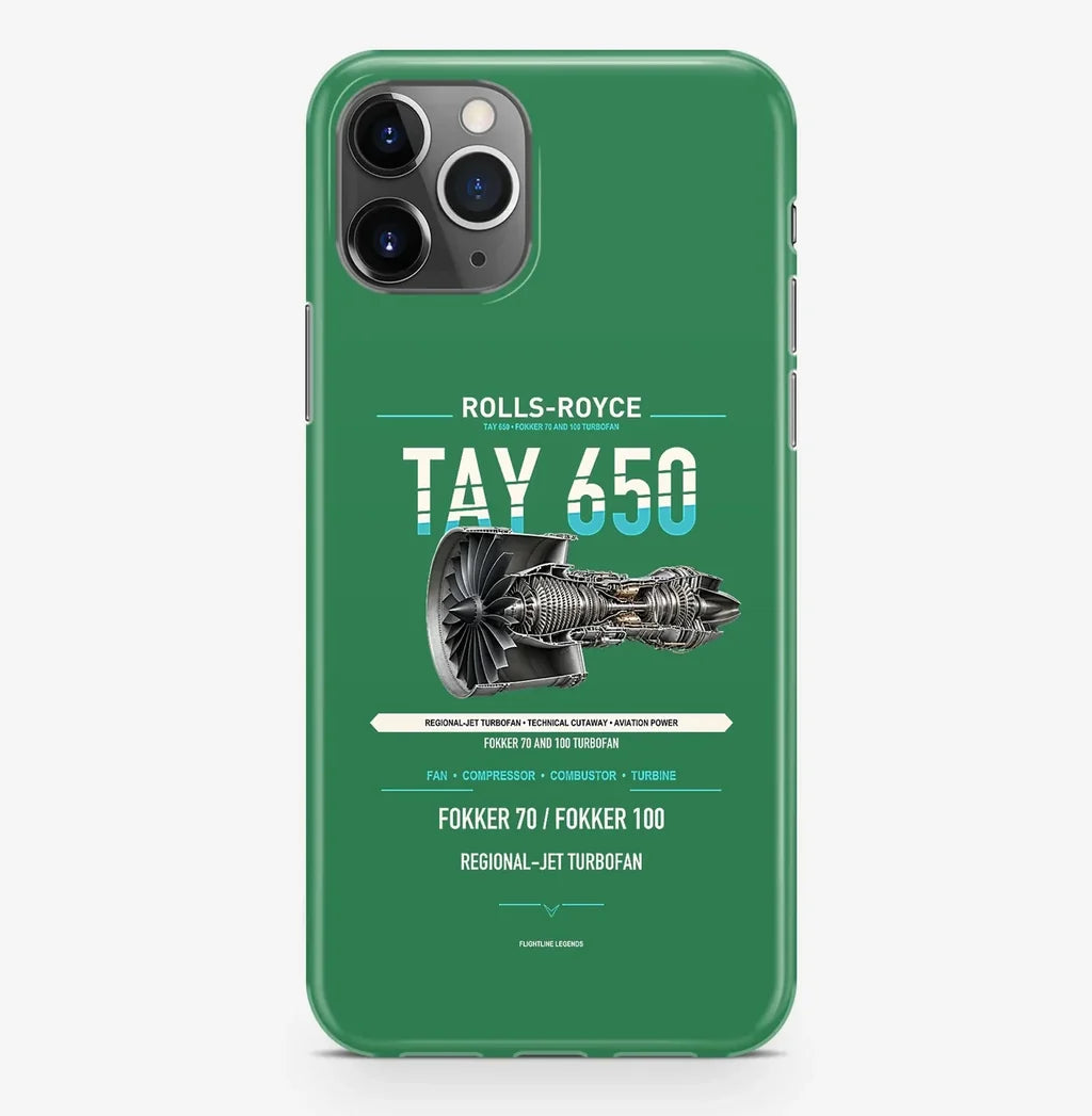 TAY 650 Case ProMax design on green iphone case promax