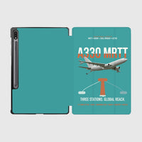 Thumbnail for Airbus A330 MRTT design on turquoise samsung tablet tablet case