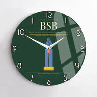 Thumbnail for Brasilia - Presidente Juscelino Kubitschek International Airport BSB Wall-Clock No-Frame - Dark Green