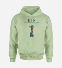 Thumbnail for Ketchikan International Airport (KTN) design on light green hoodie single-side print