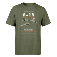 Thumbnail for Messerschmitt Me 262A-1a design on green army t-shirt, single-side print