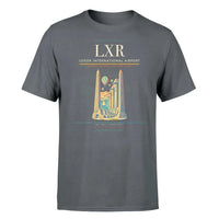 Thumbnail for Luxor International Airport (LXR) T-Shirt single-side front print in Gray | luxor-international-airport-lxr-double-side-t-shirt