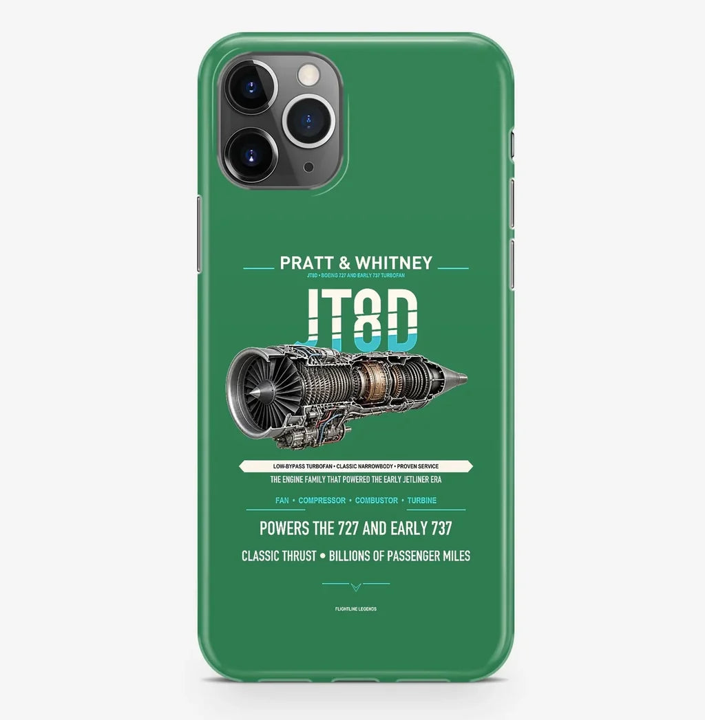 JT8D Case ProMax design on green iphone case promax