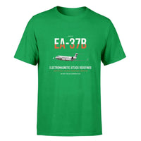 Thumbnail for EA-37B Compass Call design on green double-side t-shirt, single-side print