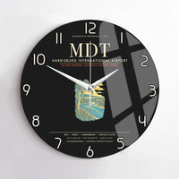 Thumbnail for Harrisburg International Airport MDT Wall-Clock No-Frame - Black
