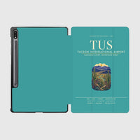 Thumbnail for Tucson International Airport (TUS) design on turquoise samsung tablet tablet case