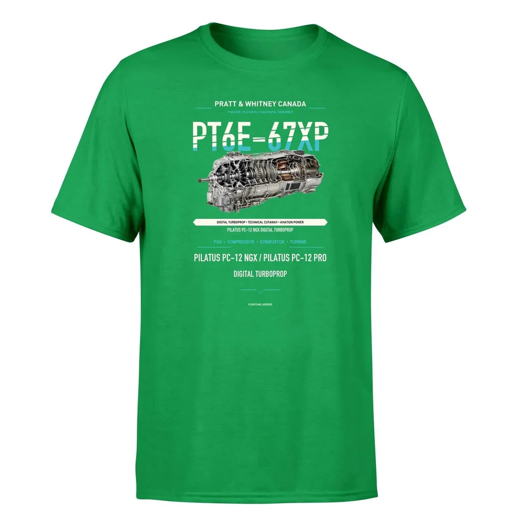 PT6E-67XP design on green single side
