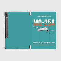 Thumbnail for MQ-25A STINGRAY design on turquoise samsung tablet tablet case