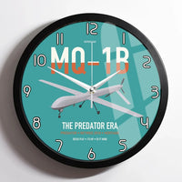 Thumbnail for MQ-1B Predator design on turquoise framed wall clock