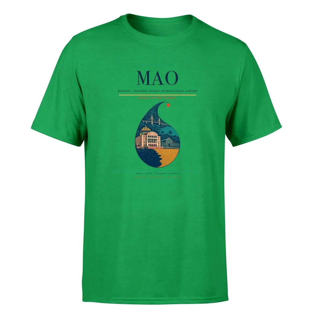 Manaus Airport (MAO) Premium T-Shirt Green